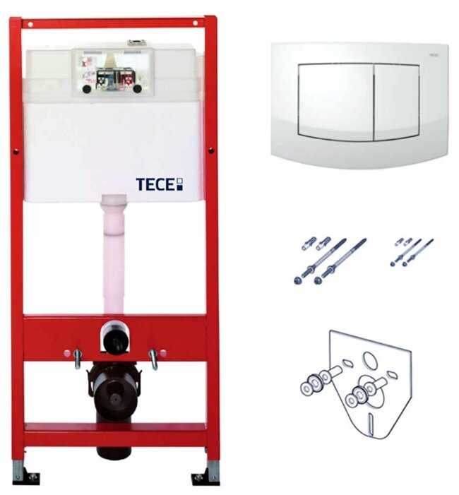 Инсталляция навесная tece: системы подвесных унитазов для туалета, комплектующие и запчасти, отзывы покупателей