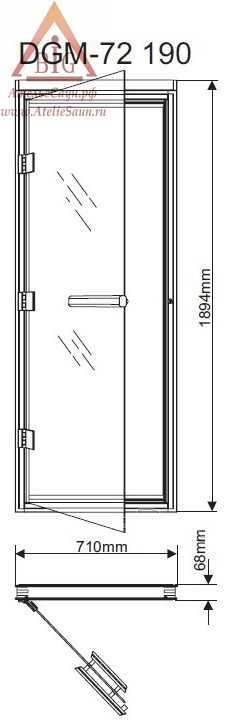 Двери в парную должны отличаться особыми свойствами, а также выдержать большие нагрузки Высота деревянных и стеклянных изделий для бани и парилки несколько меньше, чем высота стандартной двери Каковы стандартные размеры коробки для банной двери