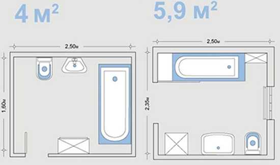 Совмещенный санузел 4 кв м: идеи дизайна на фото