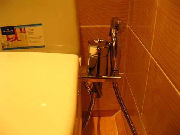 Гигиенический душ для унитаза со смесителем: разновидности, выбор + установка