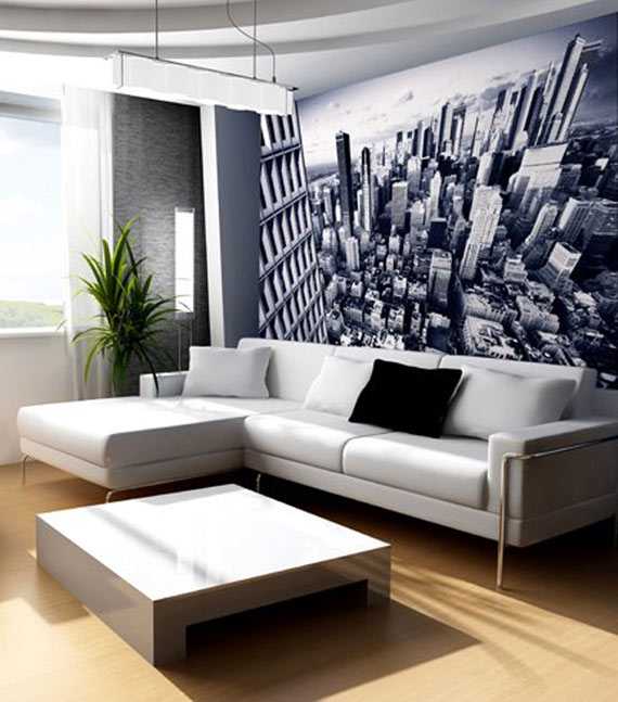 Как оформить небольшое жилое пространство: фото обоев для маленькой гостиной комнаты нескольких стилевых направлений