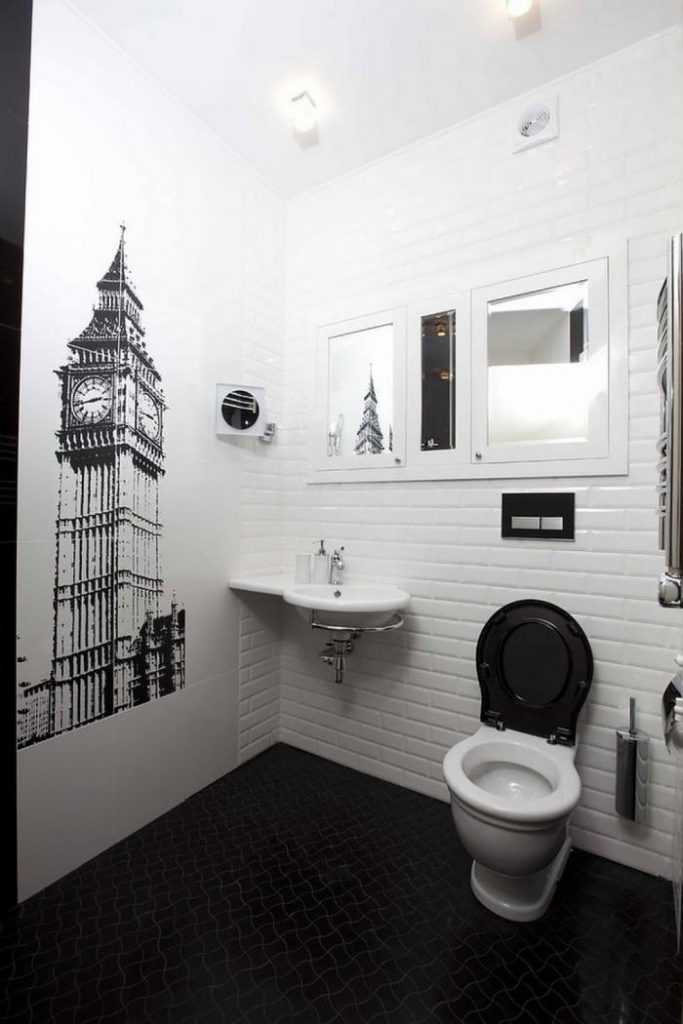 Черный дизайн ванной комнаты — лучшие идеи применения в интерьере и оригинальные сочетания форм и размеров (115 фото)