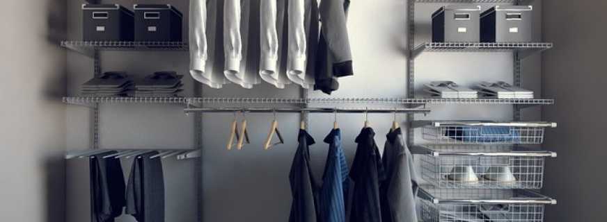 Гардеробные шкафы, часто встречающиеся изделия, характеристики