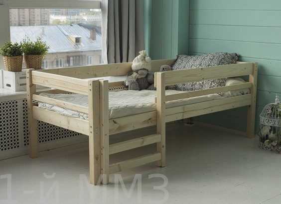 Детские кровати из массива дерева, преимущества и недостатки мебели