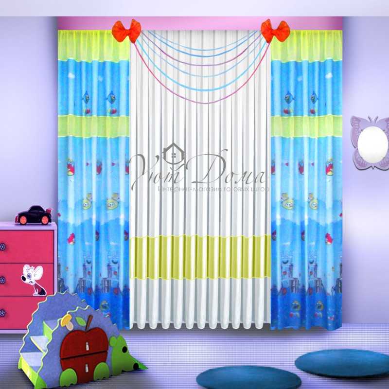 Дизайн штор для детской комнаты: какие шторы удобны и практичны?