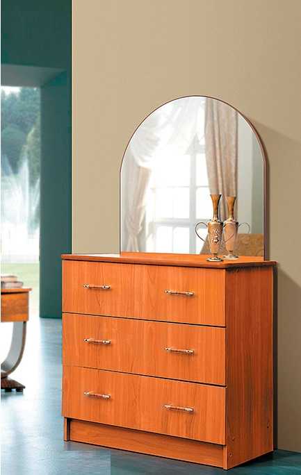 Комод с зеркалом (44 фото): белая мебель с круглым зеркальцем в классическом стиле для девочек, угловая модель с откидным зеркалом в коридор