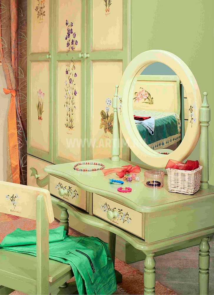 Детские трюмо с зеркалом для девочек (22 фото): туалетный столик для подростка со стульчиком