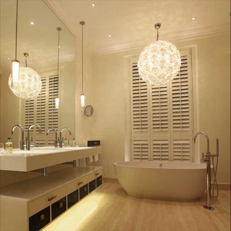 9 советов по освещению ванной комнаты: дизайн, выбор светильников