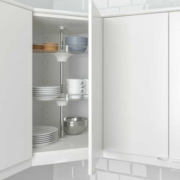Угловые шкафы на кухню: разновидности, выбор и примеры