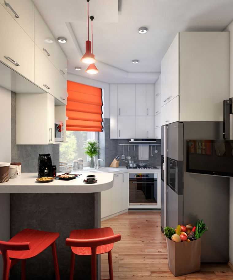 Дизайн маленькой кухни: 16 макси-идей и 100 фото [2021]