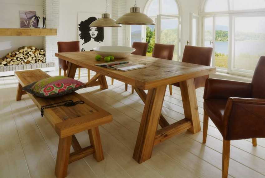 Столы и стулья для гостиной, столовой и кухни: правила выбора