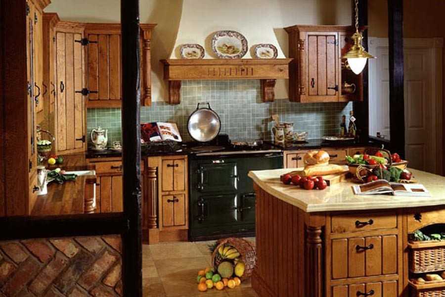 Дизайн кухни в частном доме, оформление интерьера, отделка кухни своими руками, планировка