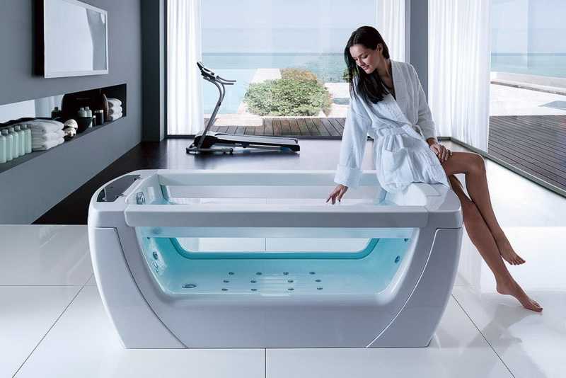 Акриловая ванна с гидромассажем - особенности выбора
