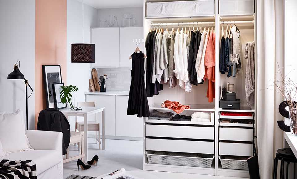 Угловые шкафы ikea (36 фото): размеры книжной модели и белый вариант для одежды в спальню