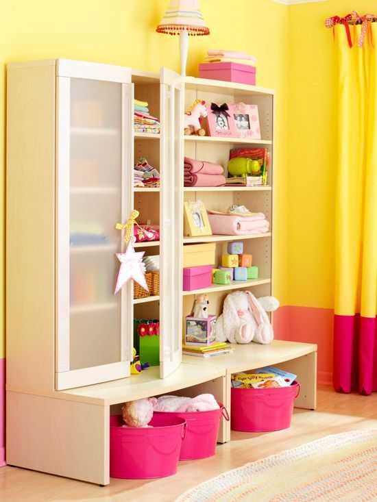 13 подсказок по организации системы хранения вещей в детской комнате