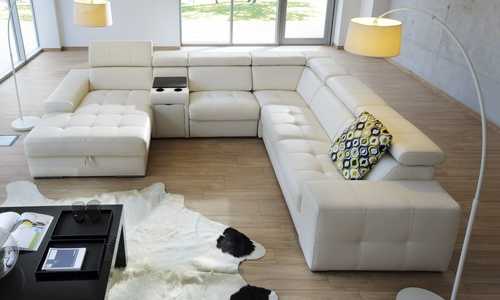П-образный диван — лучшие секционные варианты мягкой мебели (95 фото-идей)