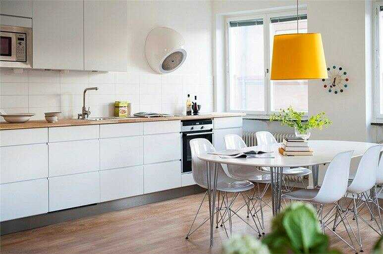 Просто о главном: 25 красивых фото готовых интерьеров кухни в скандинавском стиле
