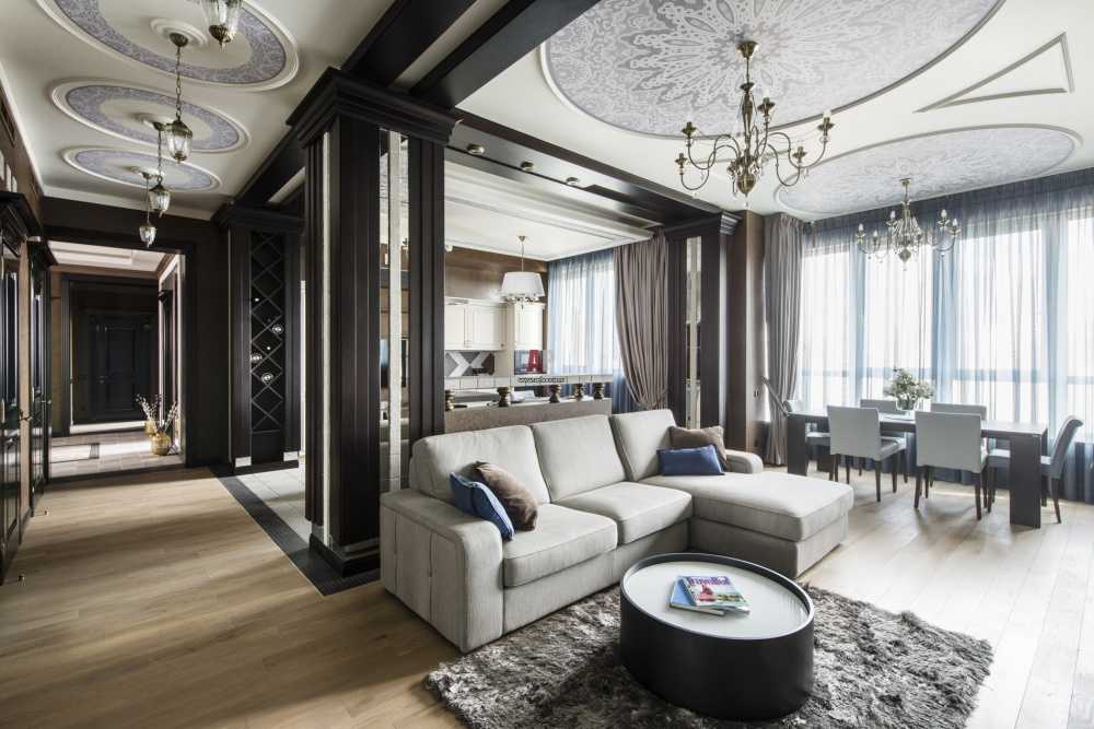 Мебель для гостиной в классическом стиле: примеры красивого дизайна