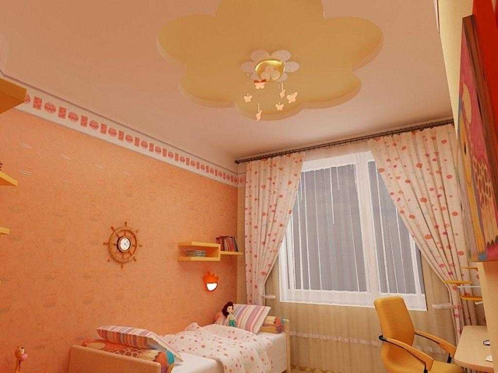 Потолок в детской - какой потолок сделать?
