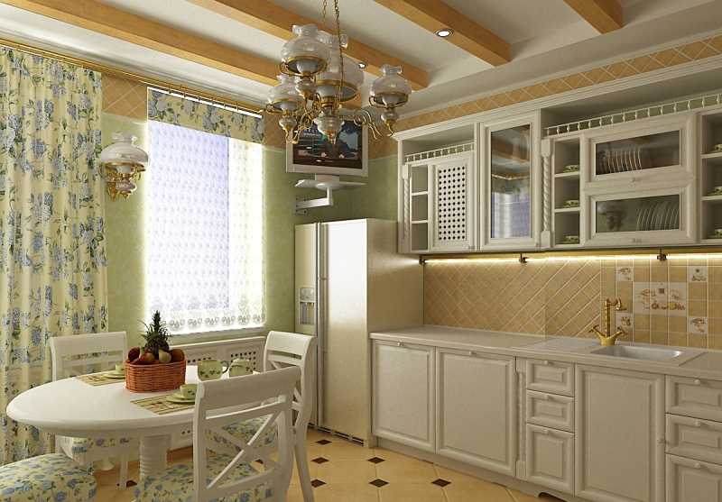 Кухня в стиле прованс: 110 лучших дизайн проектов с использование текстиля и декора, фото