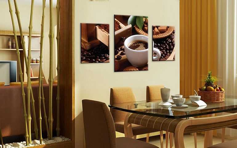Картины на кухню (48 фото): какую можно повесить на стену? красивые картины маслом в интерьере, натюрморты с фруктами и черно-белые кухонные картины