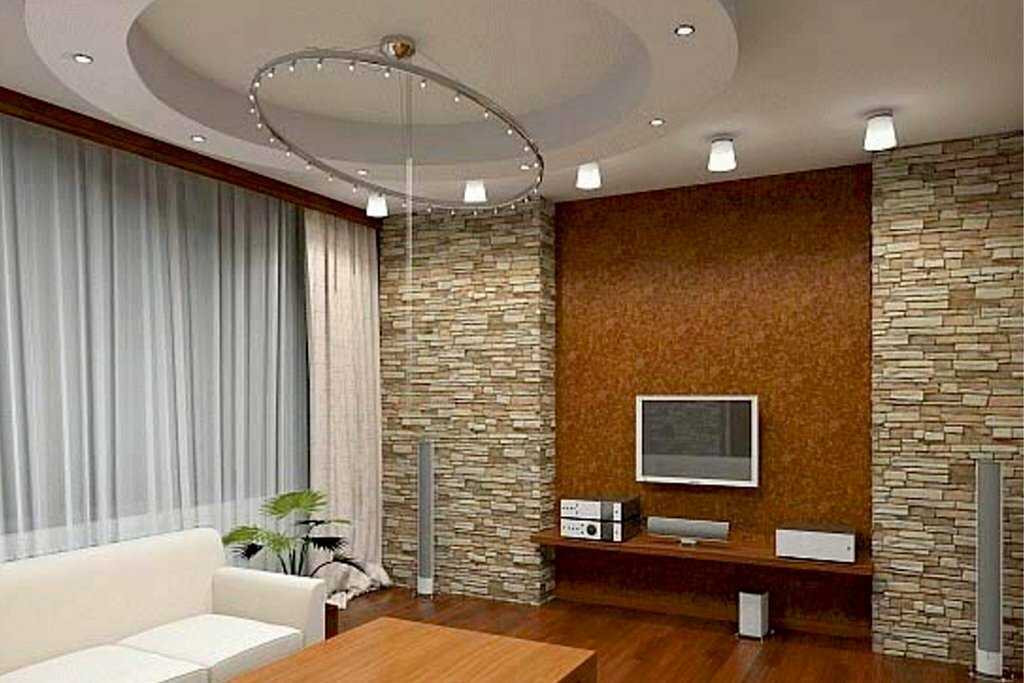 Дизайн стен из гипсокартона: варианты для квартиры и для загородного дома
