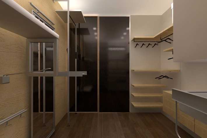 Гардеробная в спальне: угловая и линейная, шкаф, дизайн, небольшого размера, встроенная и проходная, фото, в современном стиле