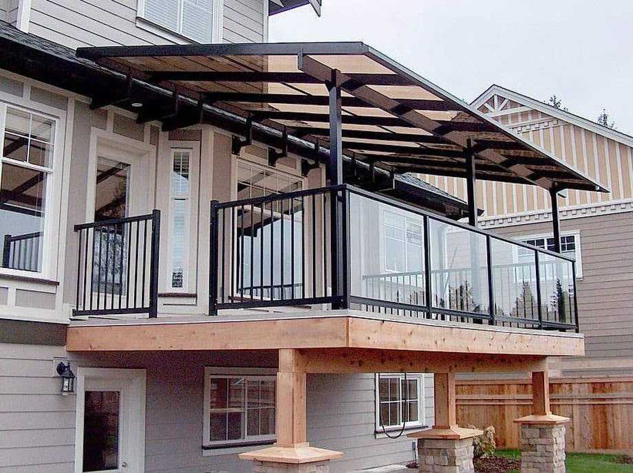 Как построить открытый балкон в частном доме: типы конструкций, описания