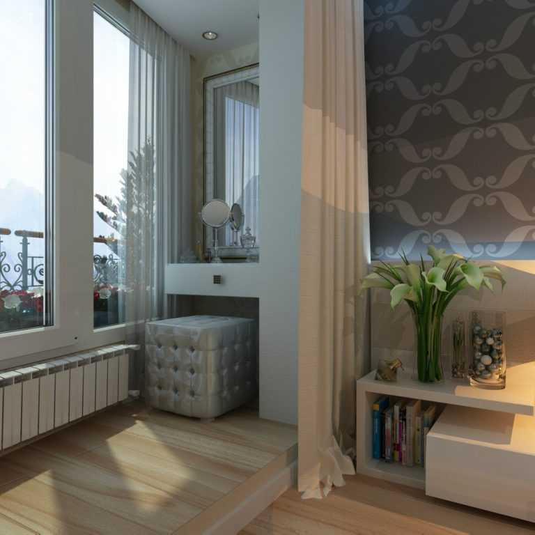 Гостиная с балконом: красивые варианты объединения и оформления дизайна