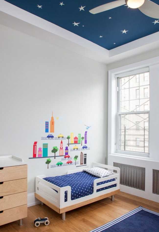Детская комната — выбираем, какой потолок лучше делать