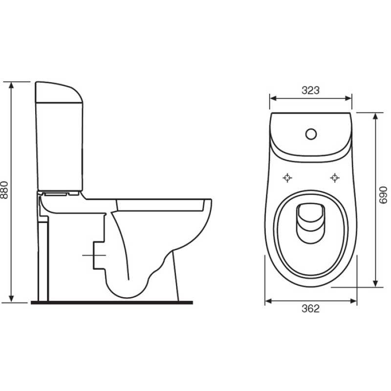 Выбор малогабаритные унитазы, какой размер подойдет для компактного туалета