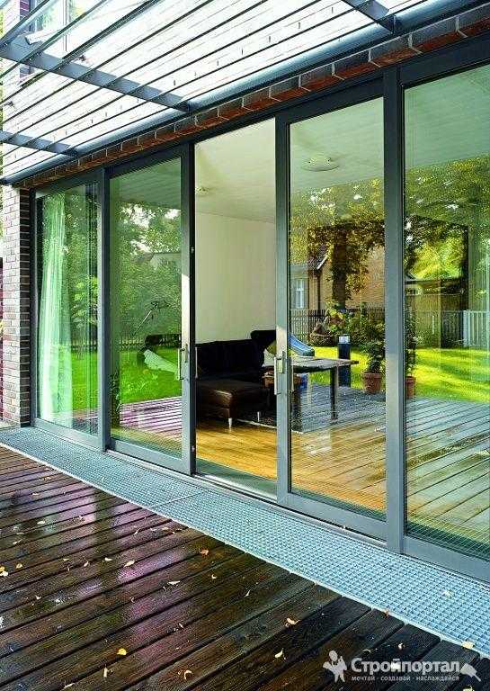 Раздвижные стеклянные двери - межкомнатные и перегородки, 4 вида конструкций