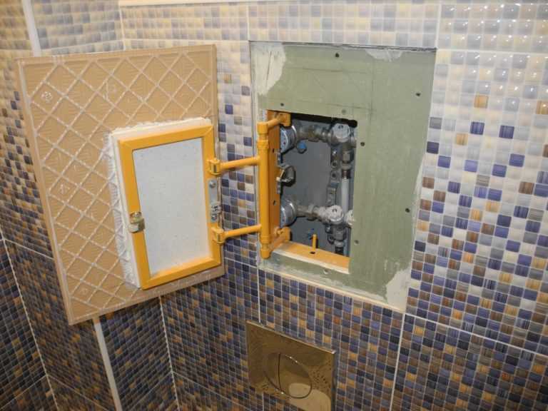 Как спрятать трубы в туалете - 27 фото популярных способов