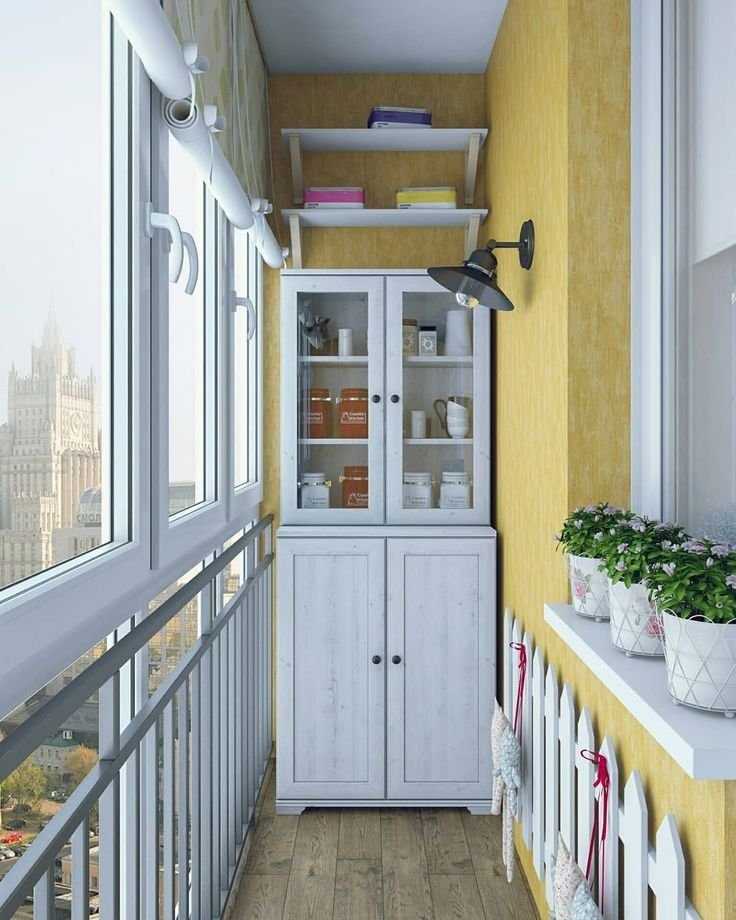 Дизайн балкона со шкафом: 165+ (фото) современных идей