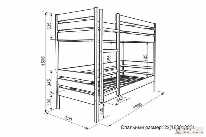 Как сделать двухъярусную кровать своими руками
