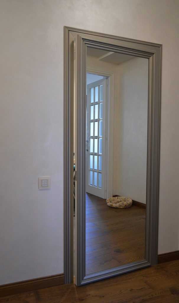 Зеркальные раздвижные двери для гардеробной - билдмэн