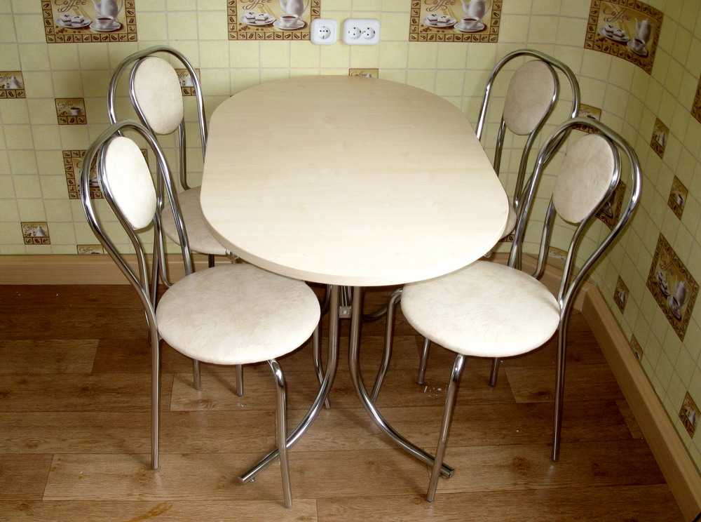 Овальный стол на кухню: 210+ (фото) вариантов для дизайна