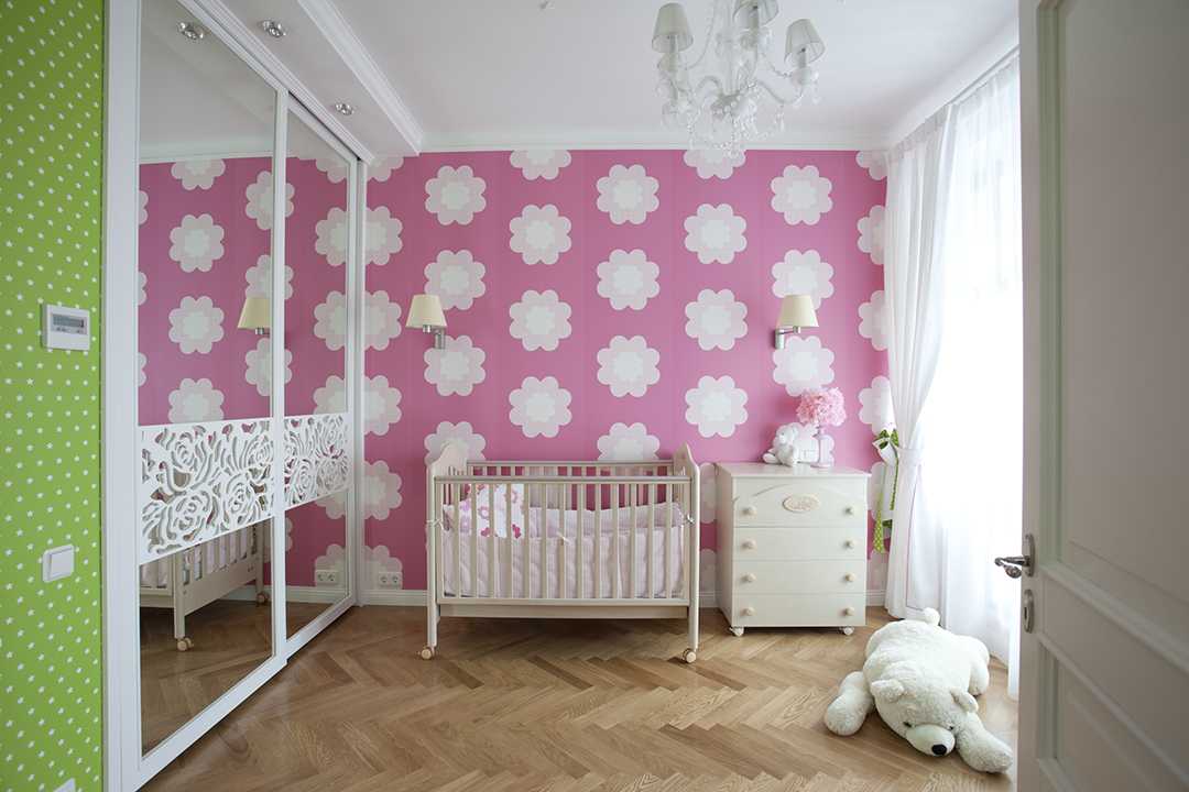 Обои для детской комнаты для девочек: фото, особенности выбора для разного возраста