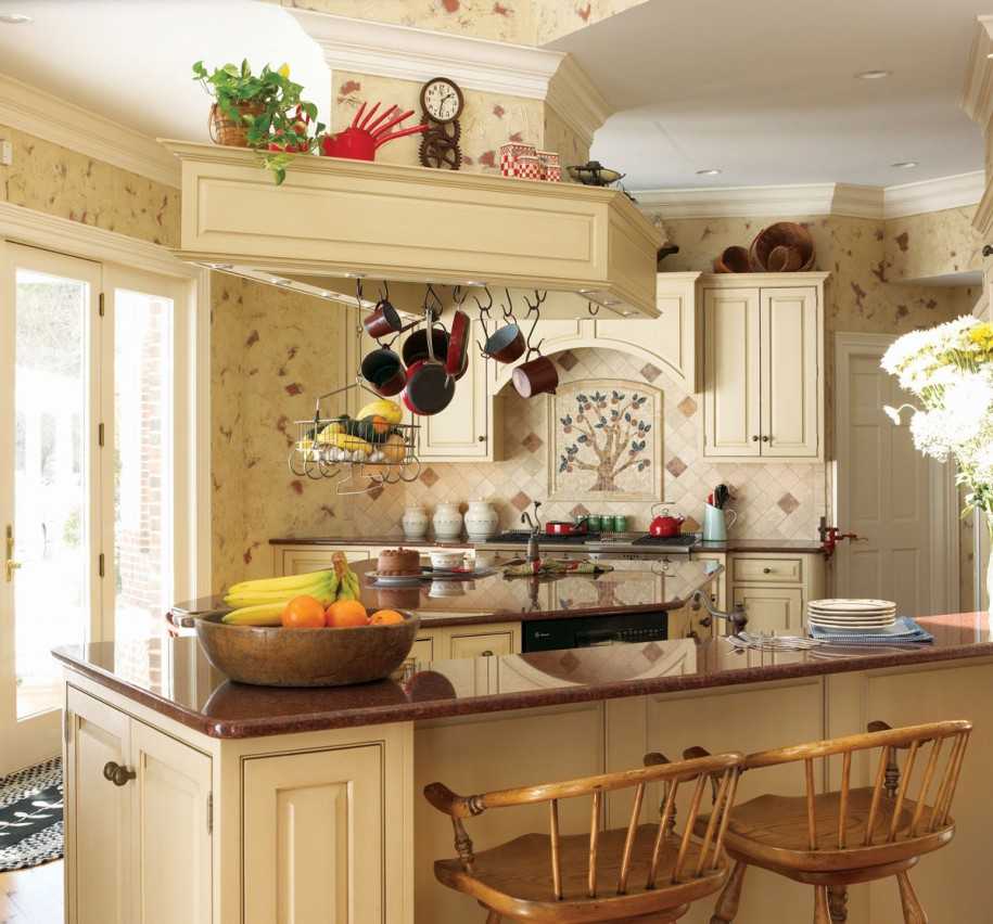 Кухня в стиле кантри (72 фото):  дизайн интерьера кухни в стиле кантри, выбор модульного кухонного гарнитура «сонома», подбор обоев и особенности оформления