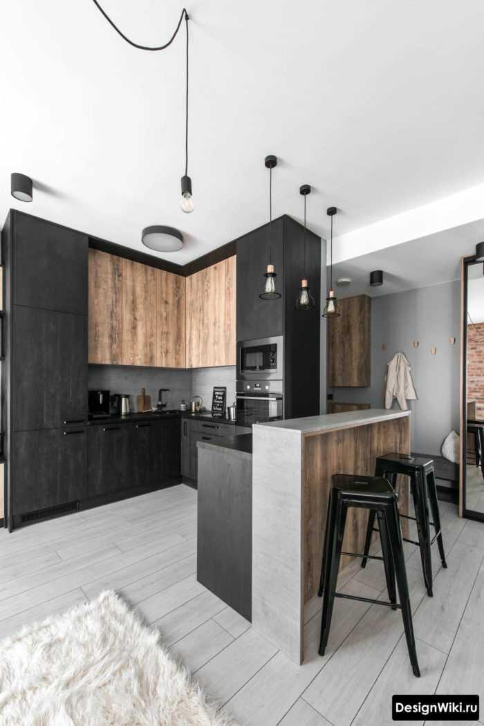 Идеи для дизайна интерьера кухни-гостиной в современном стиле