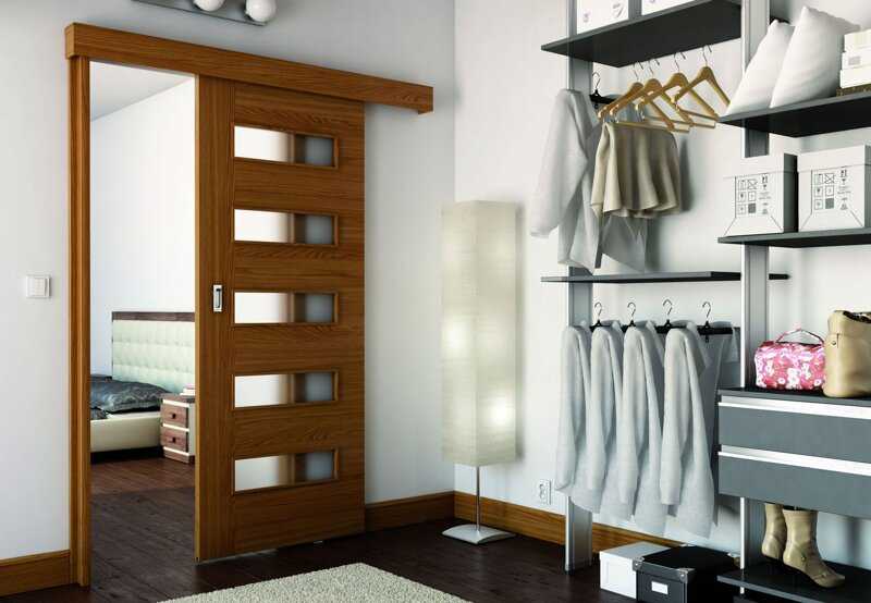 Раздвижные двери для гардеробной: красивые и функциональные двери на 35 фото
