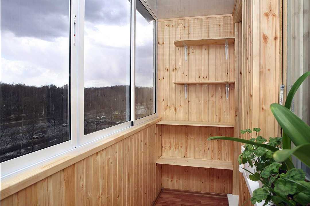 Как обшить балкон вагонкой - отделка лоджии деревянной евровагонкой