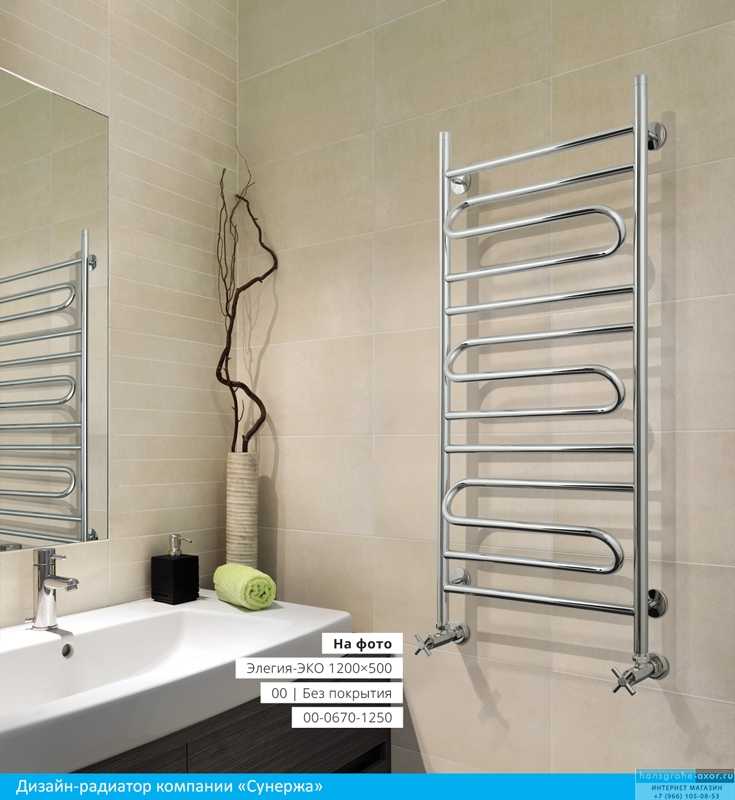 Комбинированные полотенцесушители для ванной комнаты 2 в 1: водяной и электрический, чем они лучше электро моделей