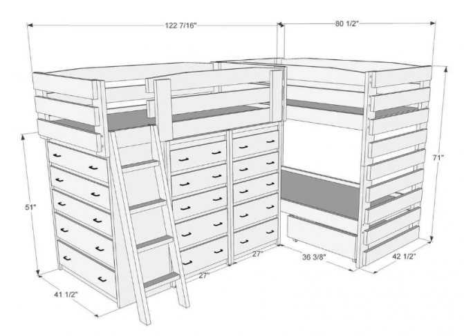 Трехъярусная кровать для детей (29 фото): преимущества детских трехэтажных моделей для троих детей