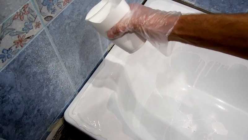 Реставрация акриловых ванн - восстановление покрытия своими руками