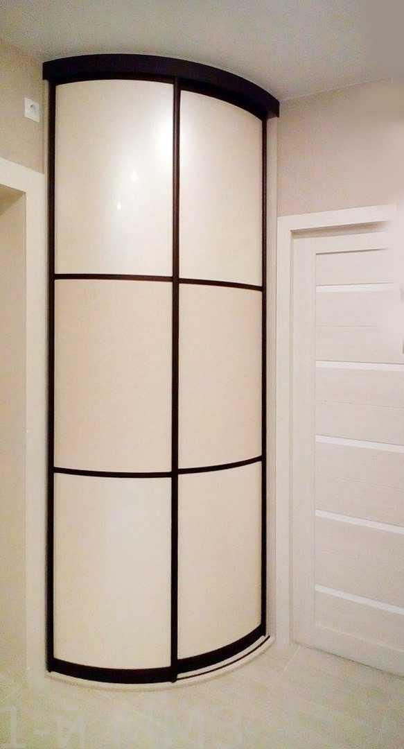 Радиусные шкафы: оптимальное размещение и подбор стиля к дизайну помещения (80 фото)