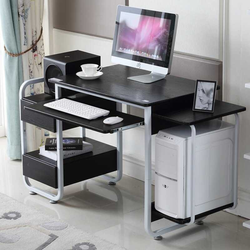 Идеи дизайна гостиной с компьютерным столом