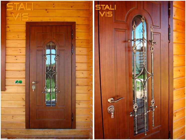 Входные двери со стеклопакетом: уличные, деревянные, пвх