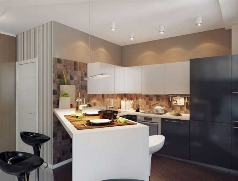 Кухня с двумя окнами (43 фото): дизайн интерьера с окнами в одной или разных стенах. как разместить кухонный гарнитур?
