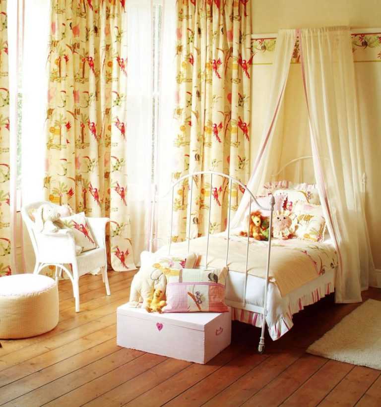 Популярные стили и особенности дизайна штор в детской комнате